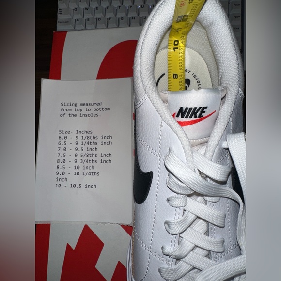 Nike Court Legacy Lift White Black Orange - Picture 8 of 8